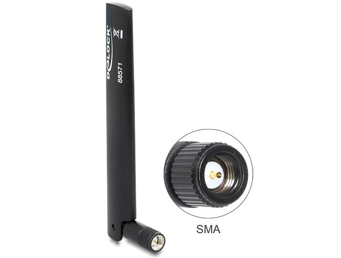 Delock Antenna LTE Sma -0,8 ~ 3,0 dBi Omnidirectional