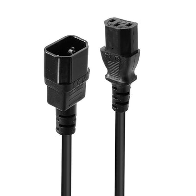 Lindy 30320 Cable Transmisión Black 0,5M C14 Acoplador C13 Acoplador — image 1