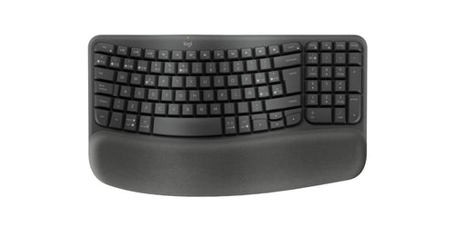 Logitech Keyboard Spanish Wave Keys Bluetooth Black 920-012296 — image 1