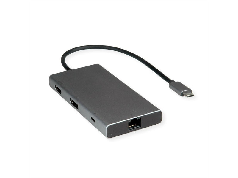 USB Type-c Estación Acoplamiento HDMI + DP 4K60 3X US3.2GEN1 1X C + 2X a 1X Pd 1x RJ45