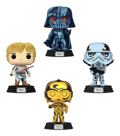 Blister 4 Figuras Pop Star Wars Exclusive — image 1