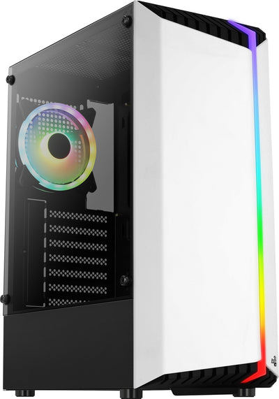 Aerocool PC Case Tower ATX Bionic V2 RGB White — image 1