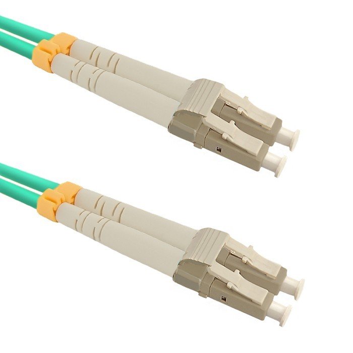 Qoltec 54343 Cable Fibre Optic 1M Lc OM4 Green