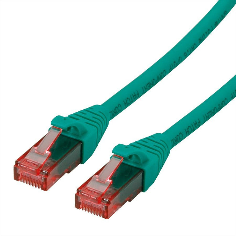 Roline Network Cable CAT.6 UTP, Component Level, Lsoh, Grn, 2M