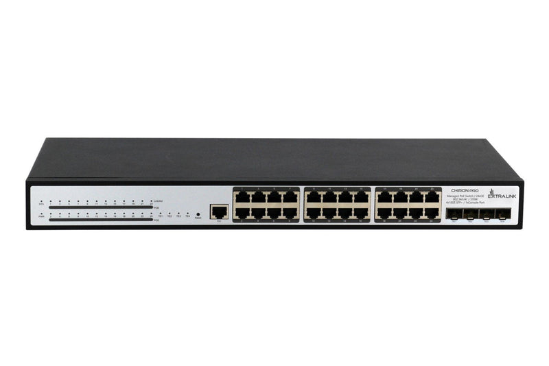 Extralink EX.19737 Switch Gestionado L3 Gigabit Ethernet (10/100/1000) Energía Sobre Ethernet (PoE) 1U White