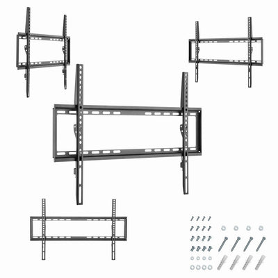 Gembird Stand TV WM-70F-03 177,8CM (70) Black — image 1