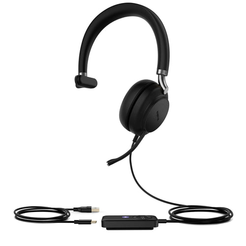 Yealink Bluetooth Headset - UH38 Mono Teams -w/ Or Bat USB-C — image 1