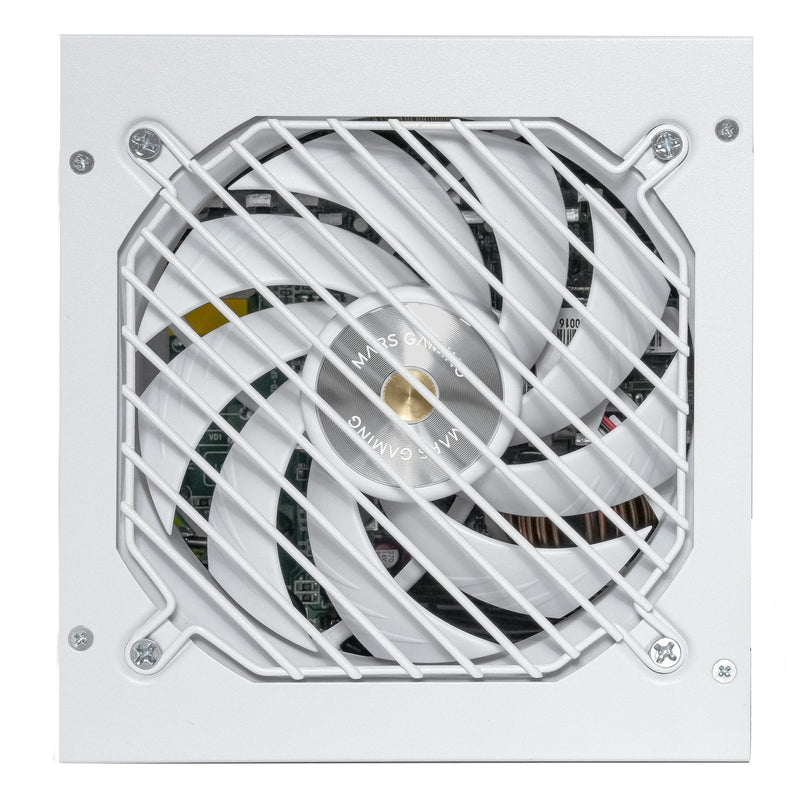 Mars Gaming Power Supply Alim. 550W Si 80 + White 550W/ 80 Plus Bronze/ Fan 120MM