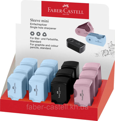 Faber-castell 182774 Sacapuntas Manual Black Blue Pink — image 1