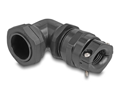 Delock 60599 Prensaestopas With Alivio Voltage And Protection Contra Flexión Ángulo 90 ° PG21 Black — image 1