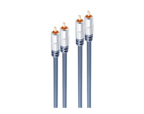 Cable Audio Cinch 2-VÍAS (st) 5,0M *shiverpeaks* Home-cinema — image 1