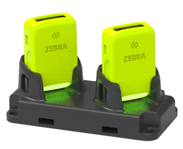 RS2100 2-SLOT Scanner Charger/Requires AC Power Supply Pwr WUA5V12W0 And USB-C To USB-A Cable/Sold Separately.