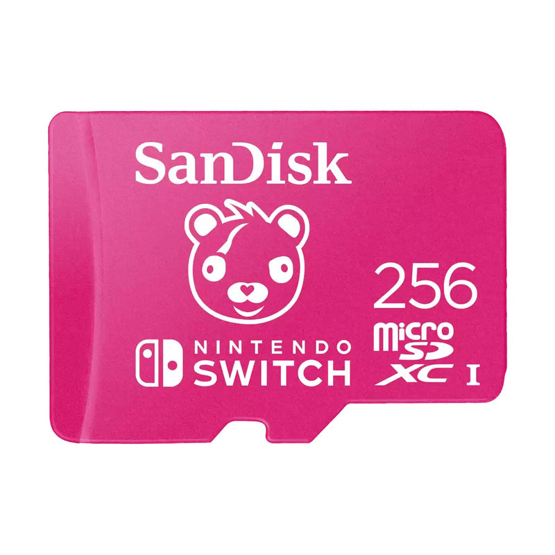 SanDisk Nintendo Switch Fortnite Edición Memoria Tarjeta Flash 256GB Uhs-i U3 Microsdxc Uhs-i