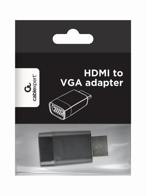 Gembird Adapter HDMI a VGA M/H Black A-HDMI-VGA-001 — image 1