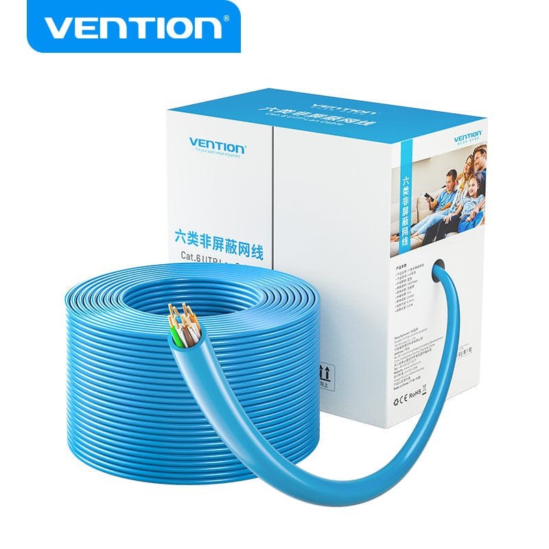 Vention Bobina Cable RJ45 UTP IHBL305 CAT.6 305M Blue