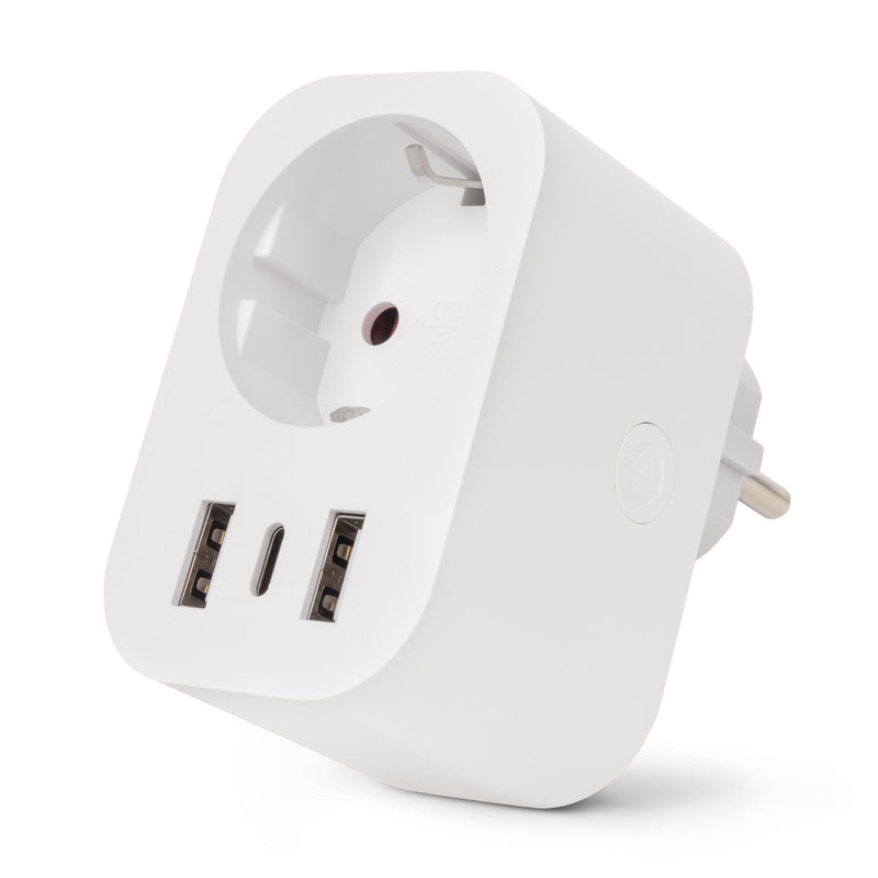 Entac Wi-Fi Adapter Plug 1-VÍAS With 2x USB-A/1x USB-C