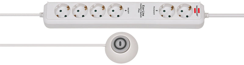 Brennenstuhl Eco Line Switch Plus CSP24, Socket 6VÍAS, Power Strip Plugs 1159560216