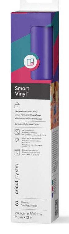 Cricut Smart Vinyl Permanent Joy Xtra 24,1X30,5CM - 3 Sheets (roller Skate Sampler) — image 1