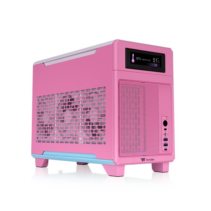Thermaltake PC Case TR100 Mini Tower Pink