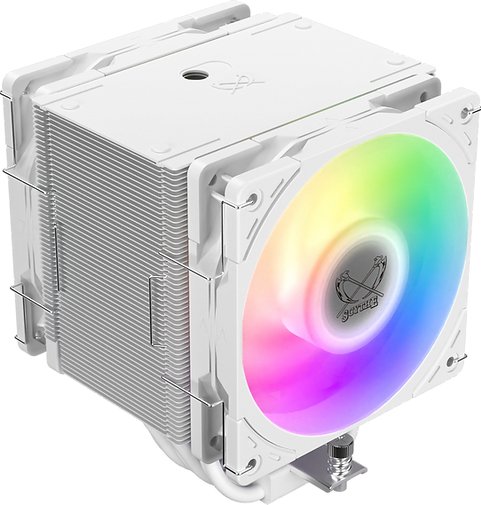 Scythe Refrigeración CPU Mugen 6 Dual Fan White ARGB Edition Lanco, 120MM SCMG-6000DWR