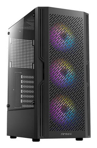 Antec Box Gaming AX20 MATX 2x USB 2.0 Without Fte Black RGB
