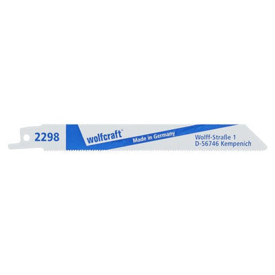 Wolfcraft Pack 2 Hojas Saw Sable Bim, Metal Thin Length 150MM 2298000 — image 1