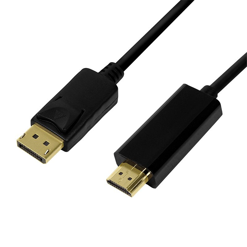 Logilink CV0126 Adapter Cable Vídeo 1M DisplayPort HDMI Type a Standard Black