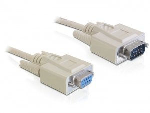 Delock RS-232 3M Cable Serie Beige Sub-d 9