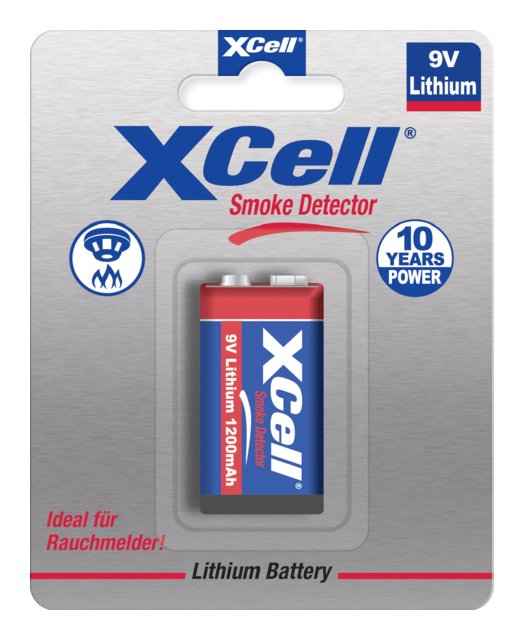 Xcell 138482 Battery Doméstica Battery Rechargeable 9V Litio