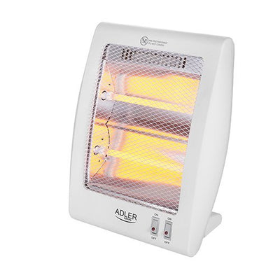Adler Heater Eléctrico Ad 7709 Indoor White 800W Cuarzo — image 1