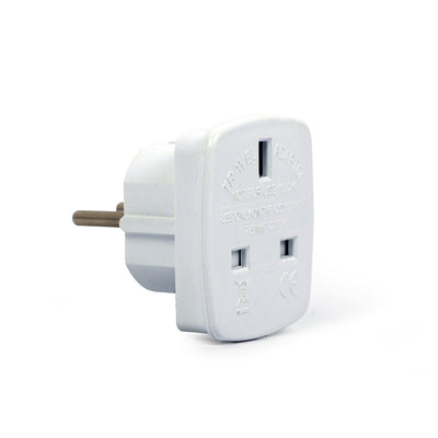 Gembird A-AC-UKEU-001 Adapter Plug Eléctrico Type G (ru) Type F White — image 1