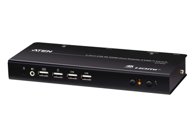 Aten Conmutador KVM 2 Ports HDMI 4K USB 2.0 Dos Screens -Aten-742H — image 1