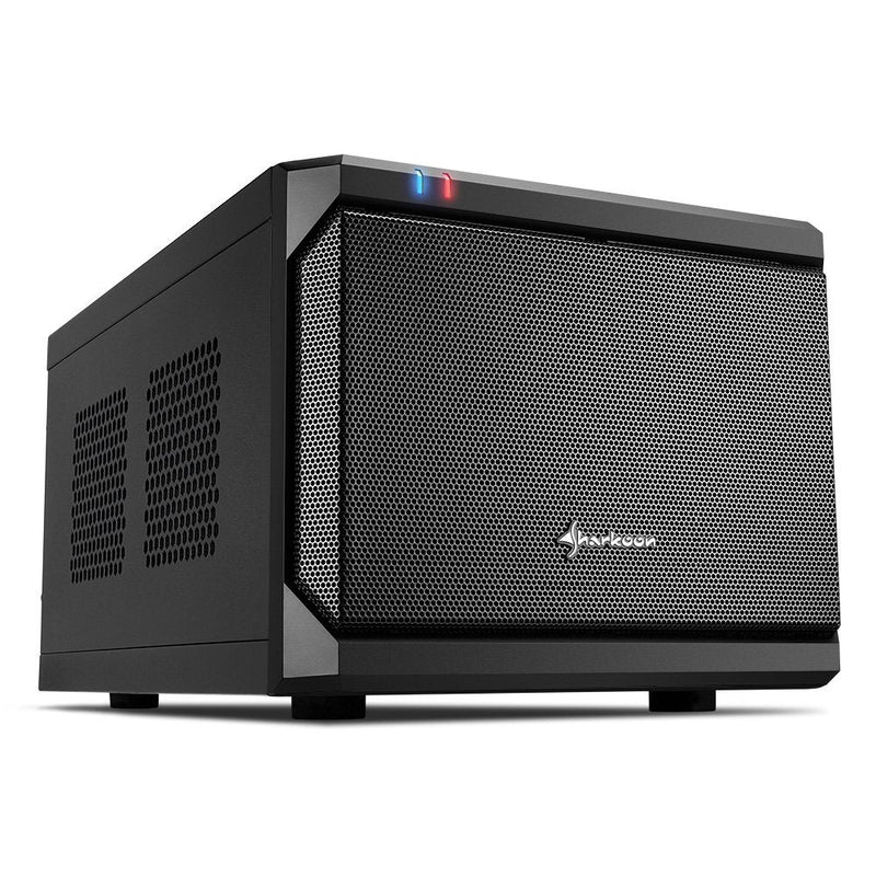 Sharkoon Box Miniitx Qb One 2XUSB3.0 Without Power Supply Black