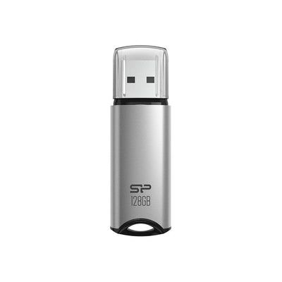 USB Flash Drive Silicone Power Marvel M02 32GB USB 3.2 Kolor Srebrny Alu (SP032GBUF3M02V1S) — image 1