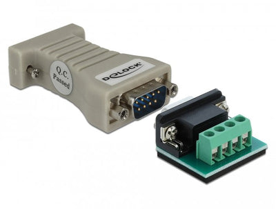 Delock 64140 Cambiador Género Cable RS-485 DB9 Beige — image 1