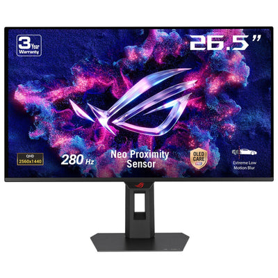 ASUS Monitor Gaming 26.5 Rog Strix OLED XG27ACDMS 2560 X 1440 Pixels Quad HD Qd-oled Black 90LM0B60-B01371 — image 1