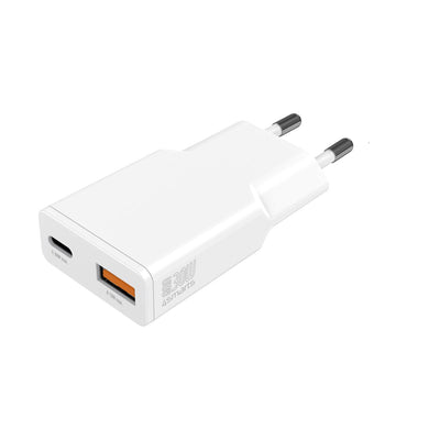 4SMARTS Wall Charger Pdplug Slim Duos 30W GaN 1C + 1A White — image 1