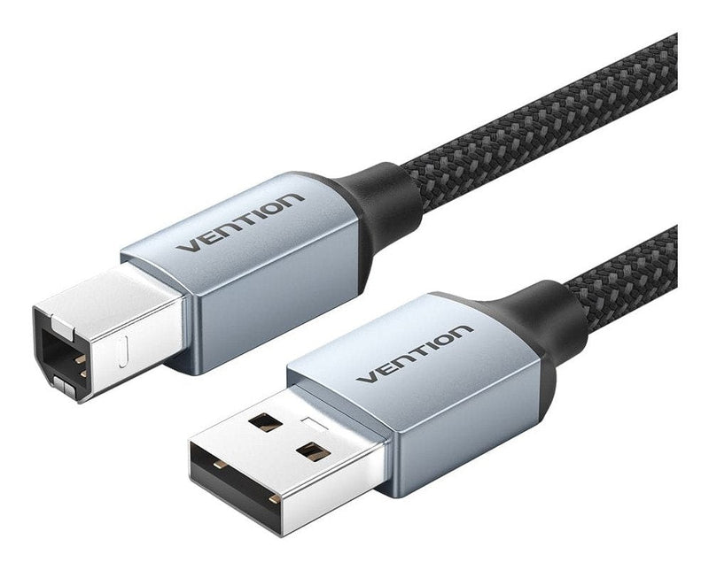 Vention USB Cable 2.0 Printer Ctthi USB Tipo-b Male USB Male 480Mbps 3M Grey