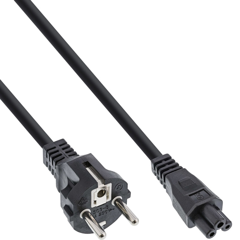Inline 40 Pieces Paquete Bulk-pack Cable Power Laptop Black 1,8M, a Granel
