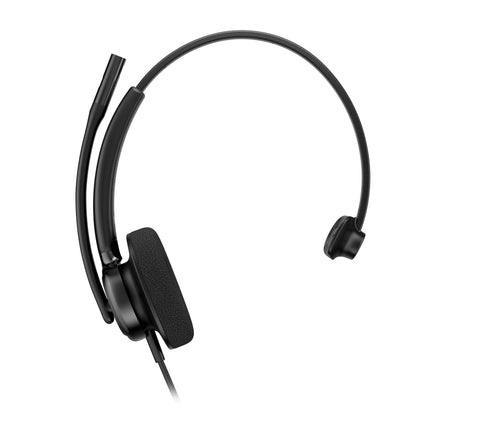 Poly Headphone HP Mission 415 Mission 400 Series Cableado Cancelación Sound Activo USB-C USB-A Black Certifica — image 1