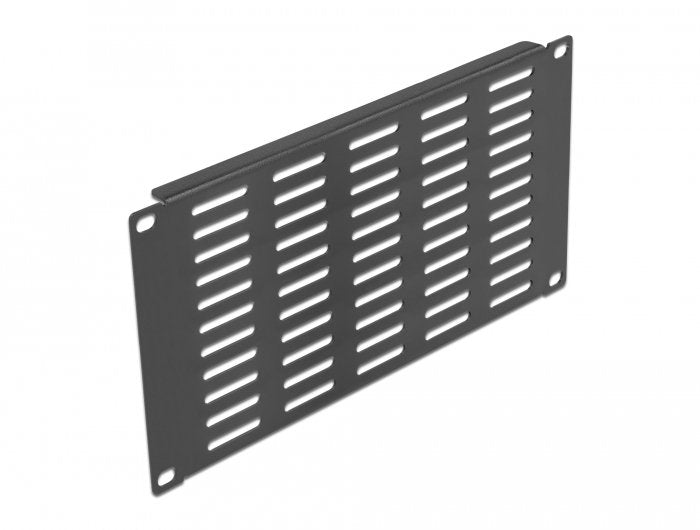 10? Cabinet Network Panel With Ranuras Ventilación Horizontal 3 He Black