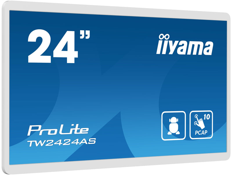 Iiyama TW2424AS 60.5CM IPS Touch 24'' 1920X1080 Micro-sd 2x USB Blanco