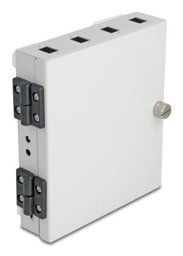 Delock Lwl Box Mural 4 X Sc Simplex Or Lc Duplex Adapter Housing Metálica