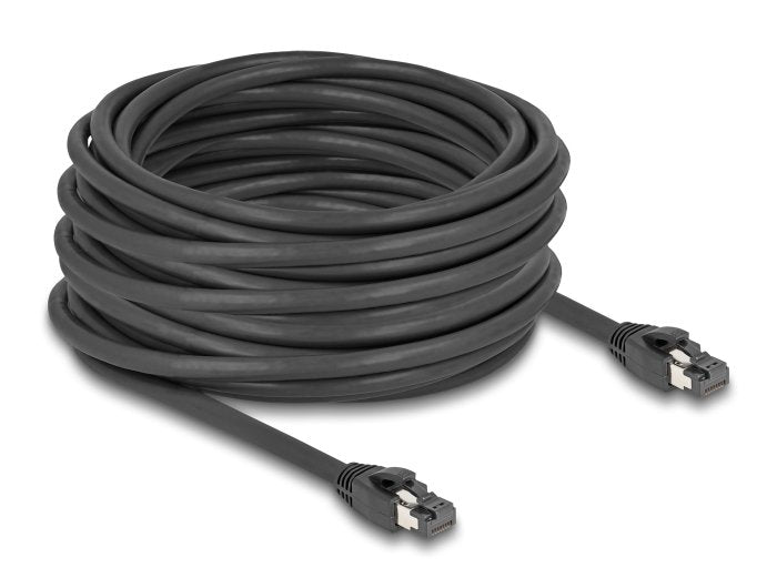 Delock Network Cable RJ45 CAT.8.1 S/FTP 15M Bis 40Gbps Black