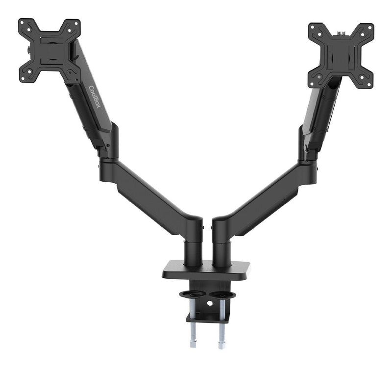 Coolbox Stand Dos Monitores Arm Neumatico