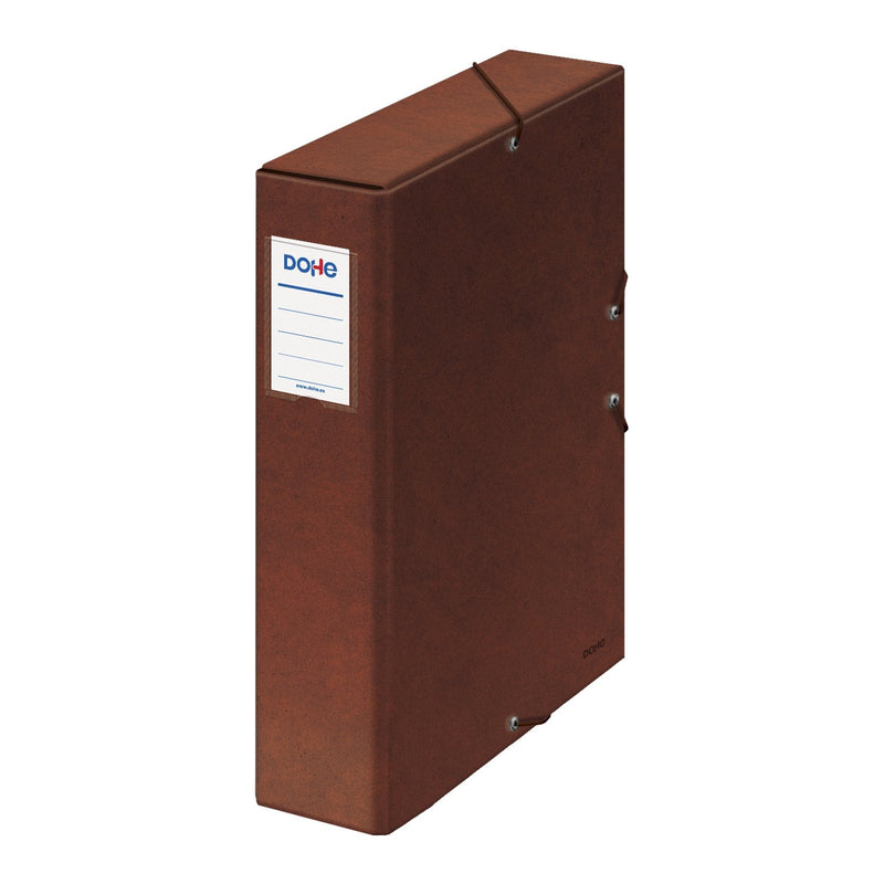 Dohe Boxes Proyectos Carton Compacto With Gomas And Lomo 7CM Brown