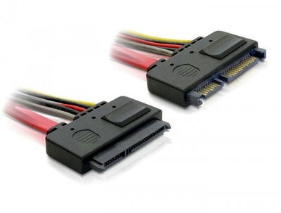 Delock Cable Power And Datos SATA M/H 22 Pin (5V + 12V) 0.5M 84361 — image 1