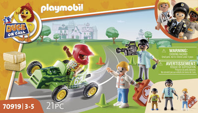 Playmobil 70919 Duck On Call Accion Ambulancia Ayuda Piloto Carreras — image 1