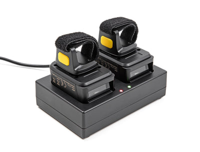 Delock 90610 Scanner Code Barcodes Ring 1D And 2D With 2,4GHZ Or Bluetooth (2 Pieces + Estación Charging — image 1
