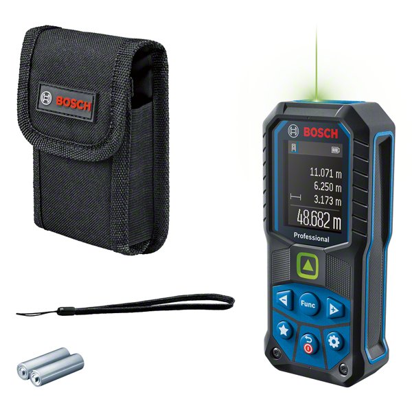 Bosch Professional Telémetro Láser Glm 50-25G Professional Blue/Black Range 50M, Line Láser Green 0601072V00